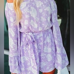 Lavender Romper